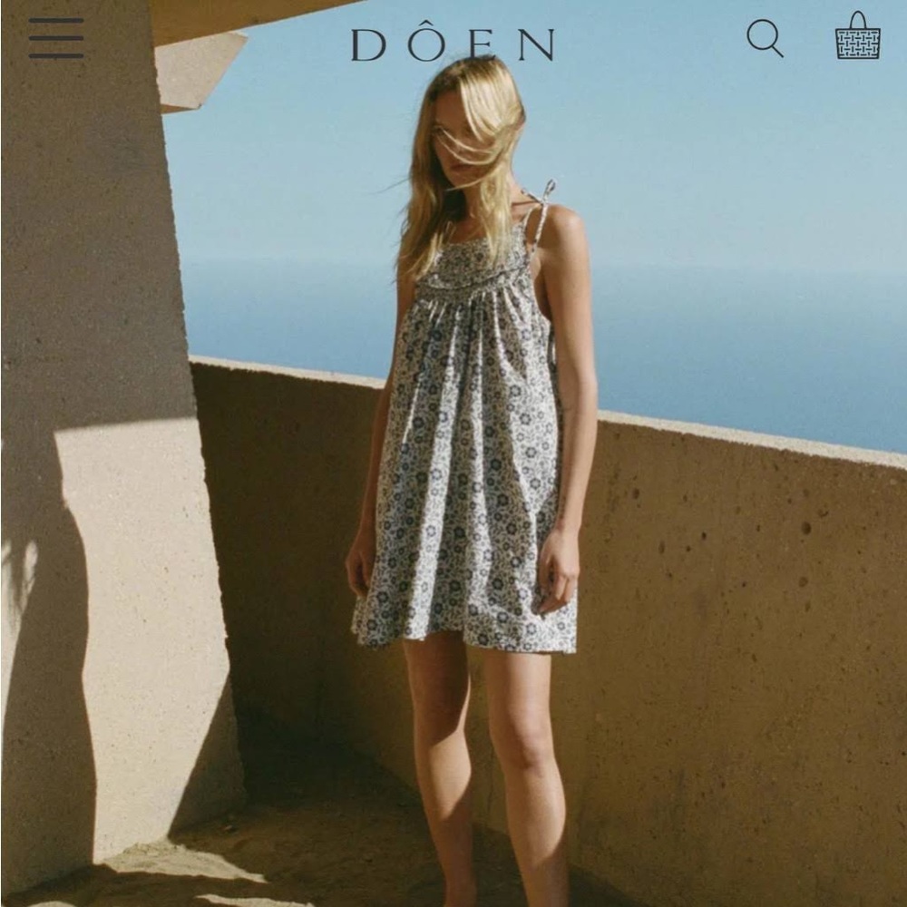 Doen Majorie Dress - Cream Jessamine S